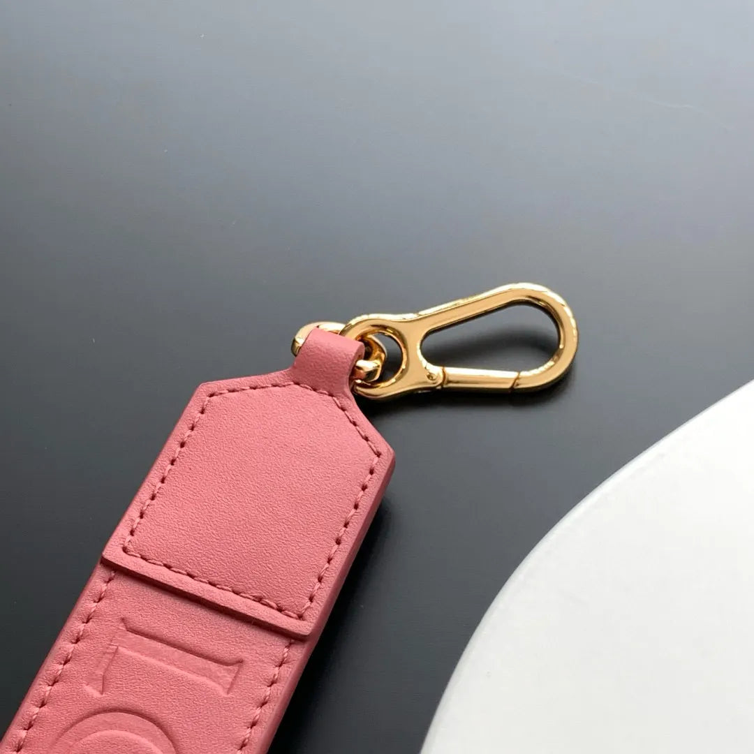 Loewe Pink Leather Shoulder Strap - Hình 6