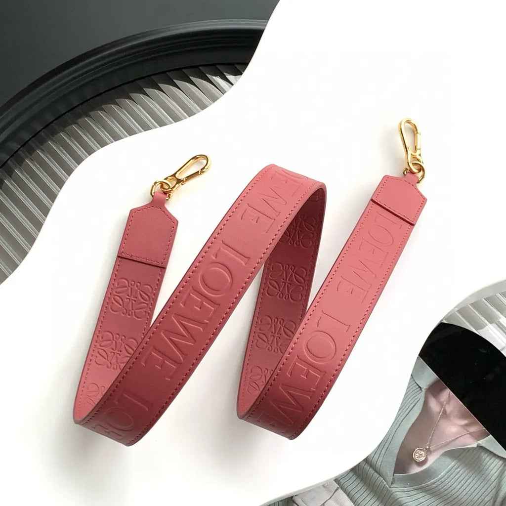 Loewe Pink Leather Shoulder Strap