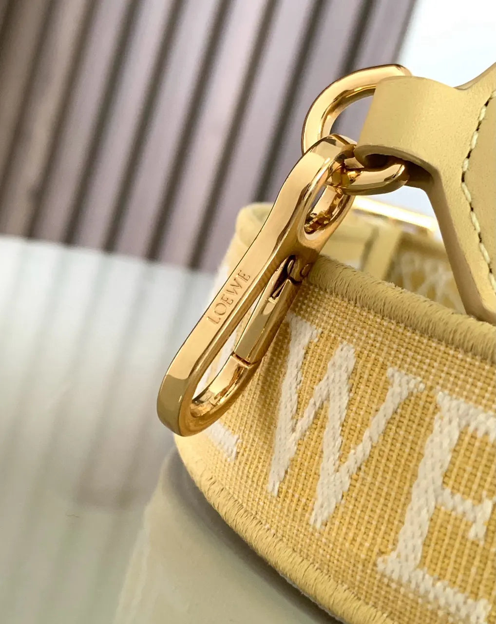 Loewe Yellow Woven Strap - Hình 8