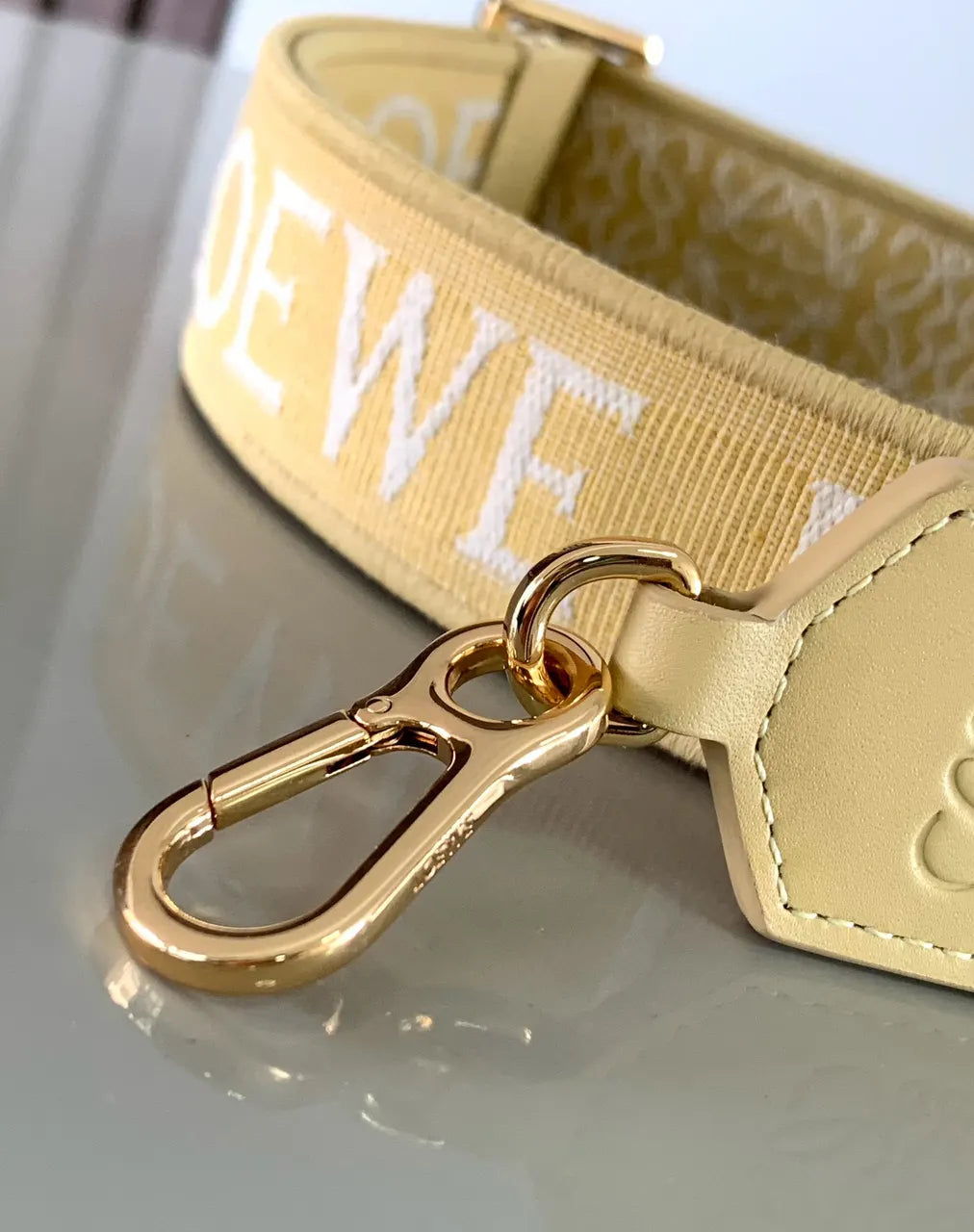 Loewe Yellow Woven Strap - Hình 9