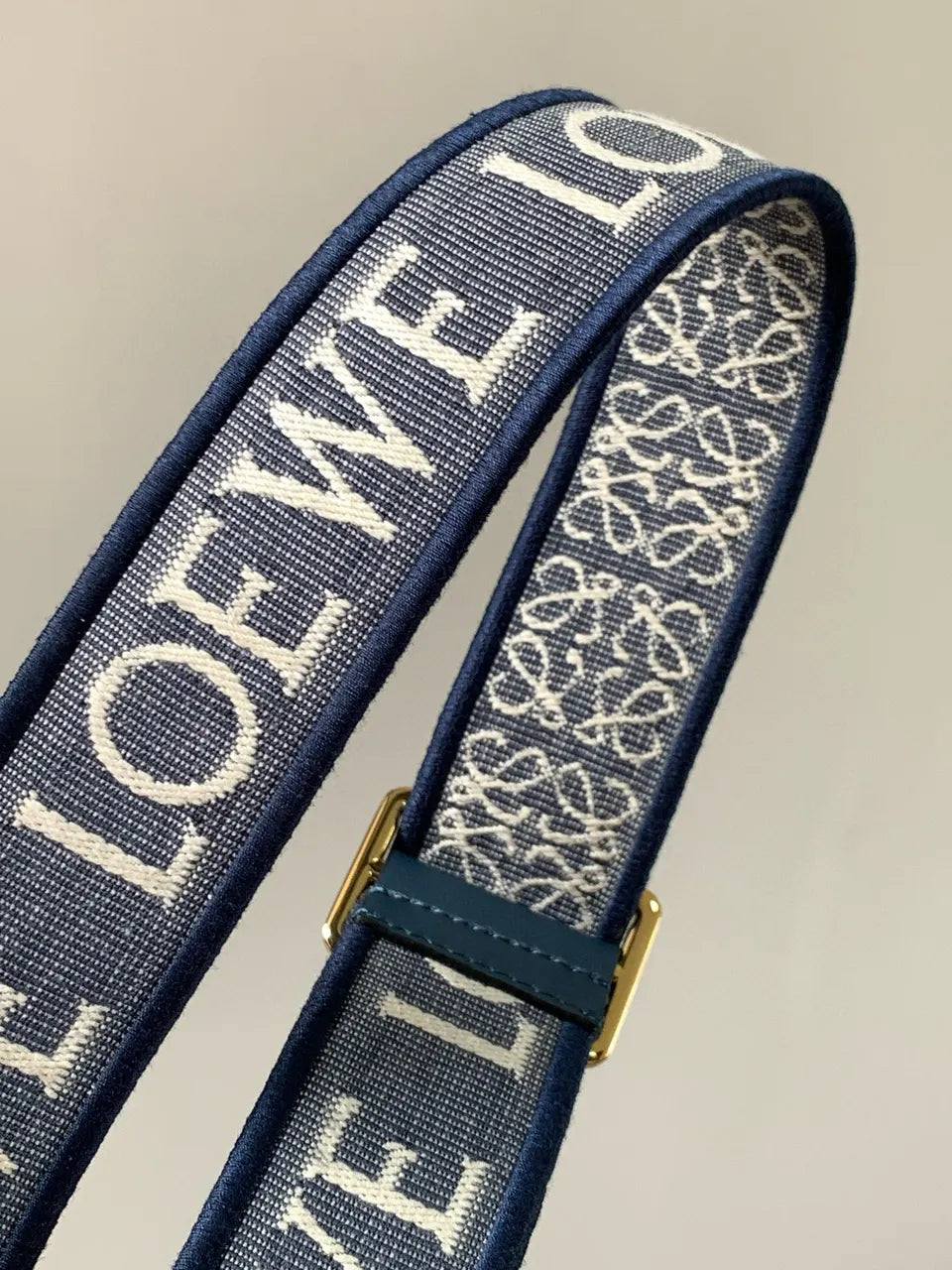 Loewe Blue Logo Bag Strap - Hình 2