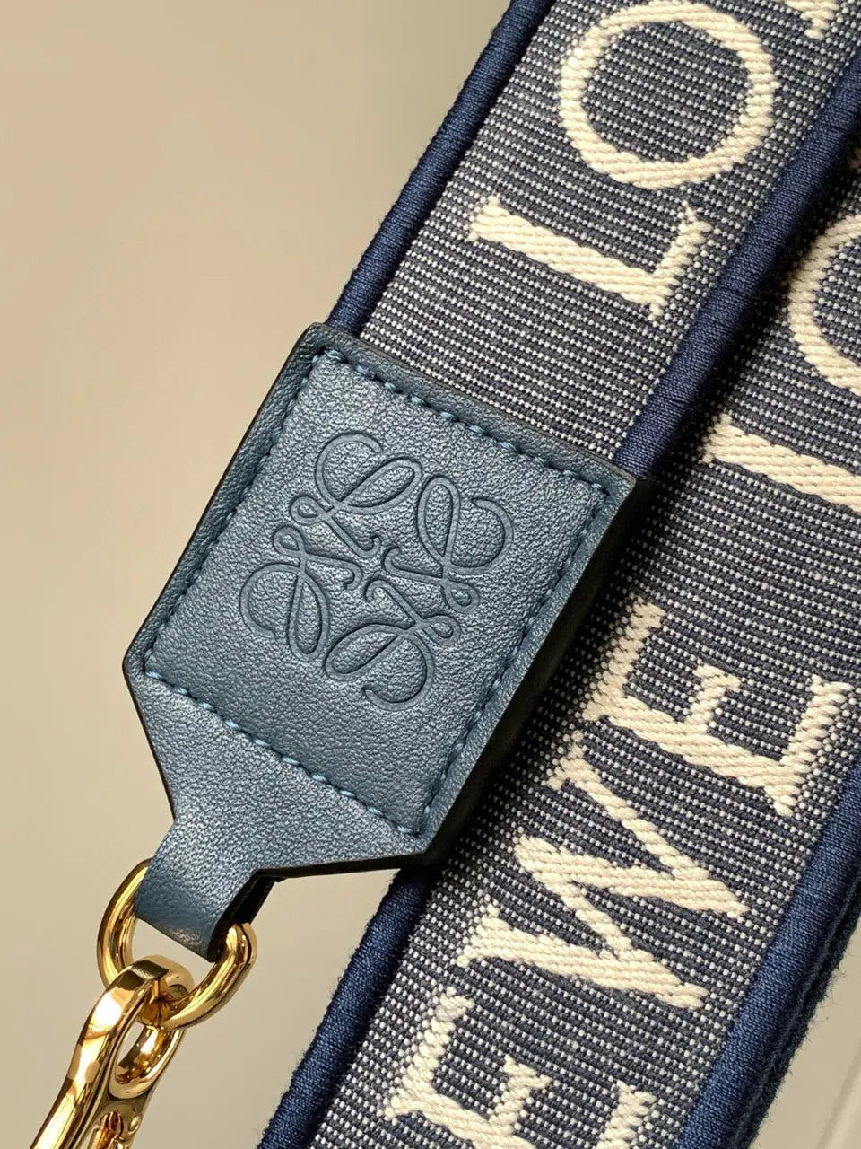 Loewe Blue Logo Bag Strap - Hình 4