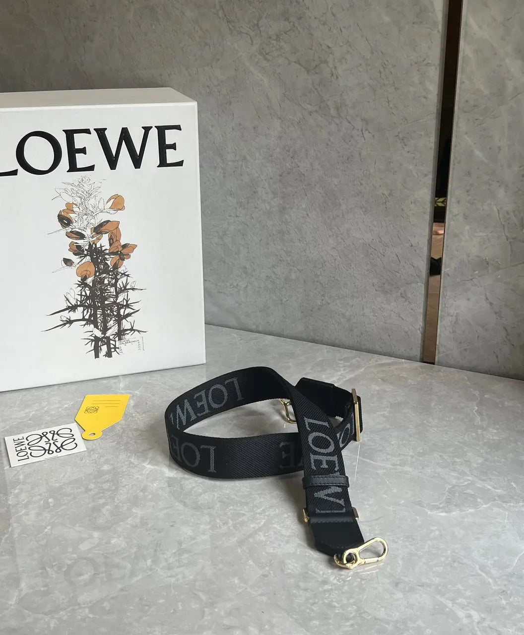 Loewe Black Logo Strap