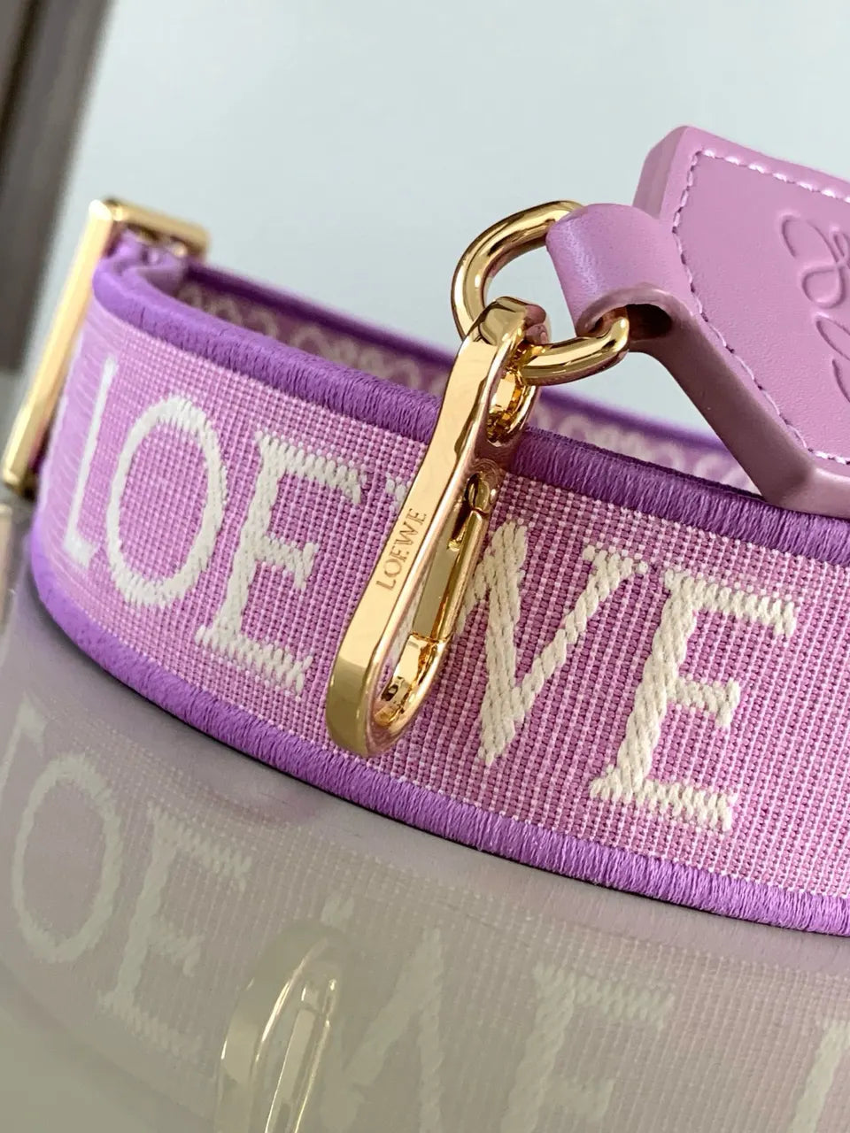 Loewe Lavender Bag Strap - Hình 7