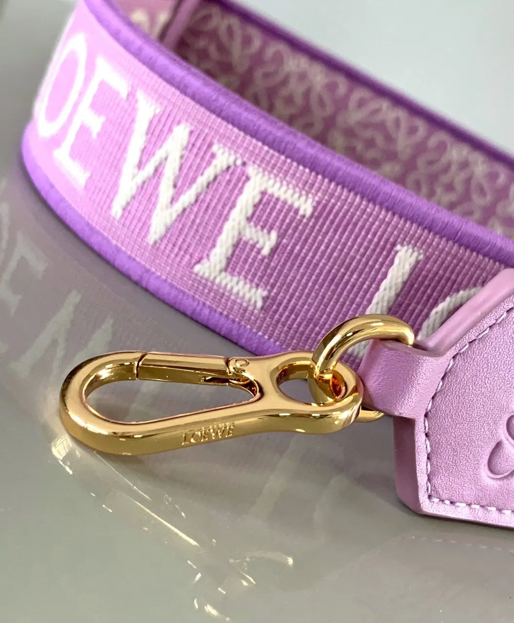 Loewe Lavender Bag Strap - Hình 8