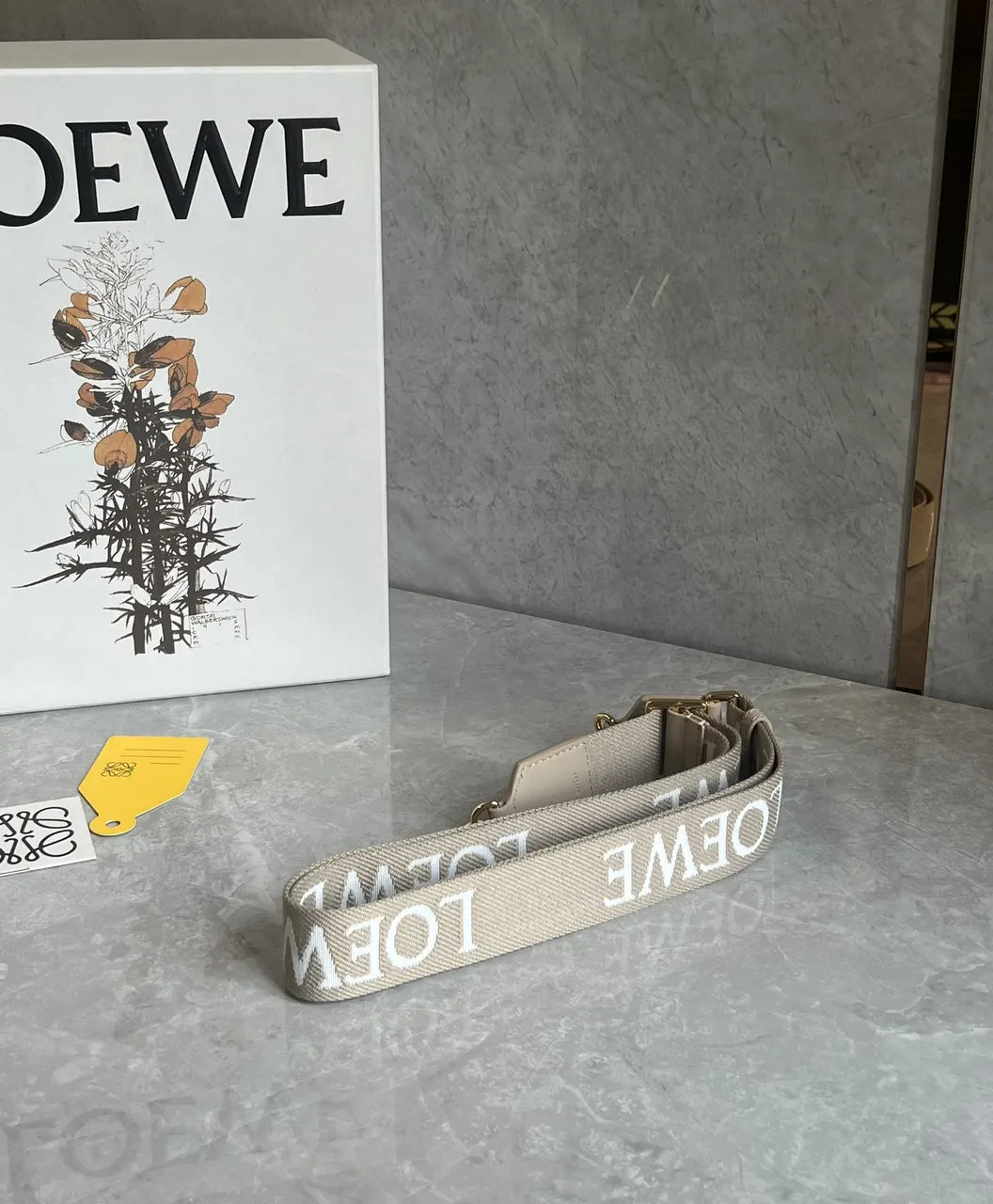 Loewe Beige Logo Strap - Hình 7