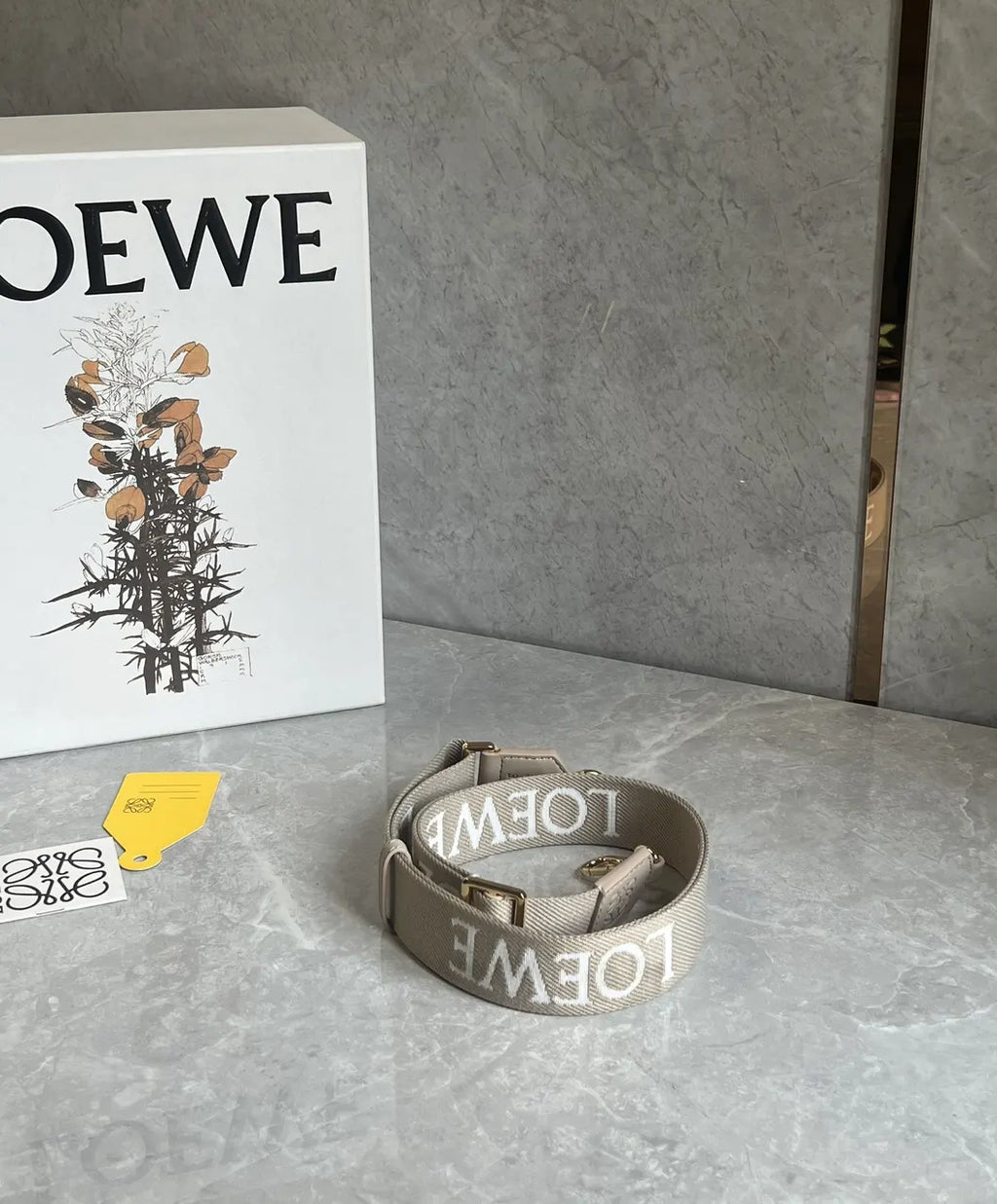 Loewe Beige Logo Strap - Hình 3