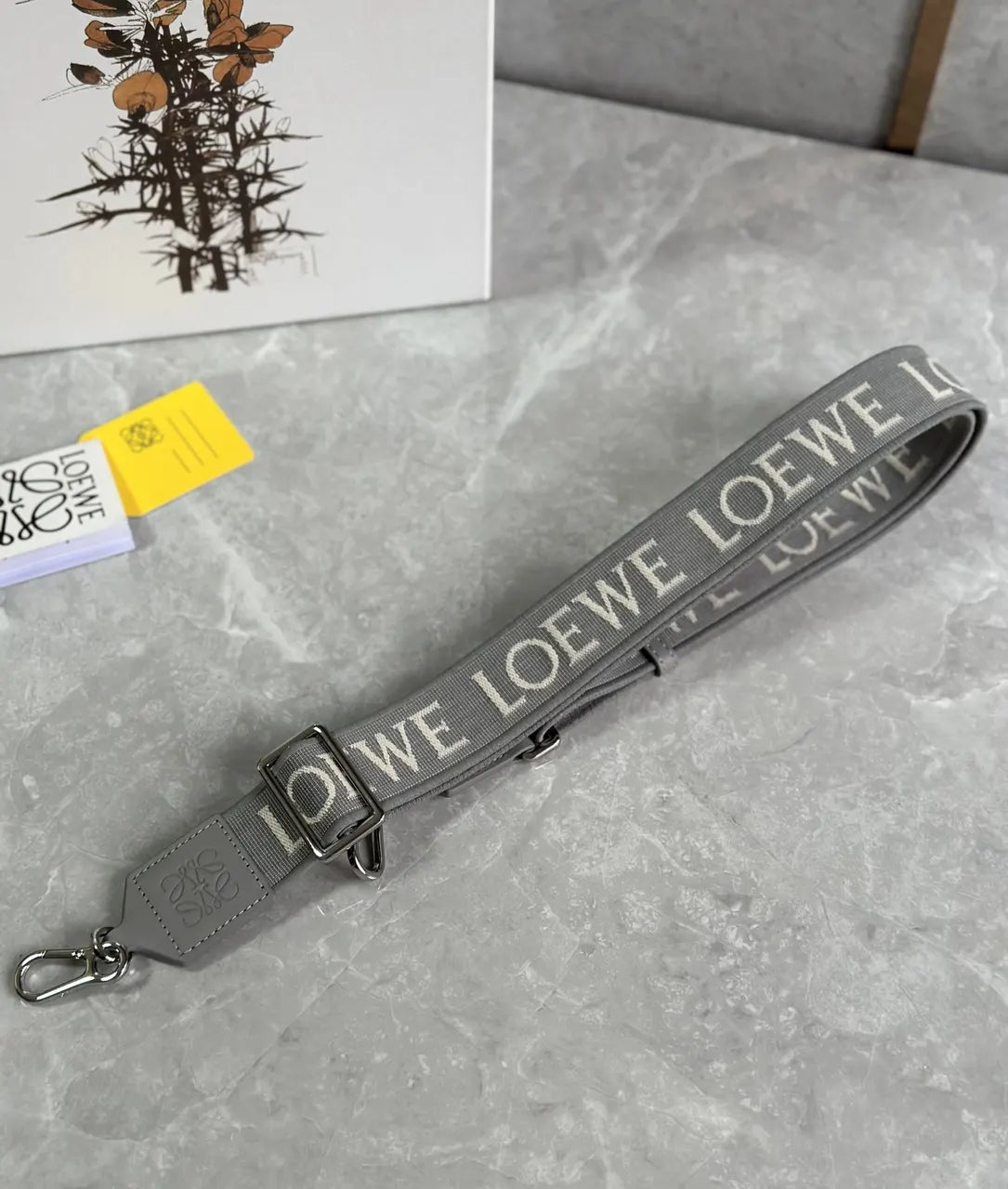 Loewe Grey Logo Strap