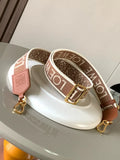 woven Loewe Brown Logo Strap