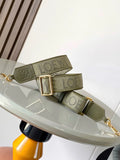 Loewe Olive Green Logo Strap