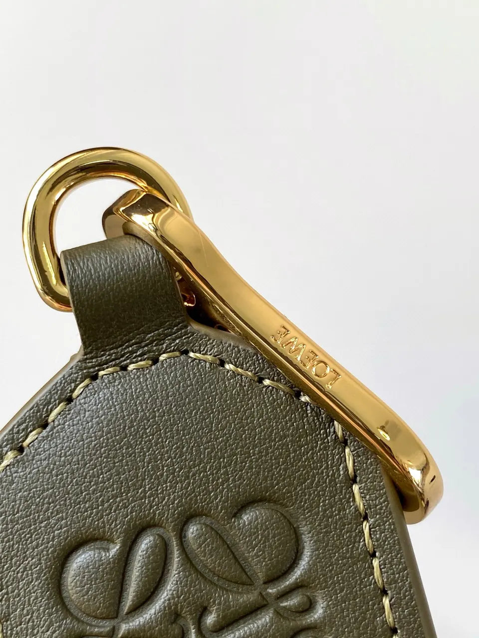 Loewe Olive Green Logo Strap - Hình 6