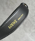 Loewe Black Leather Bag Strap
