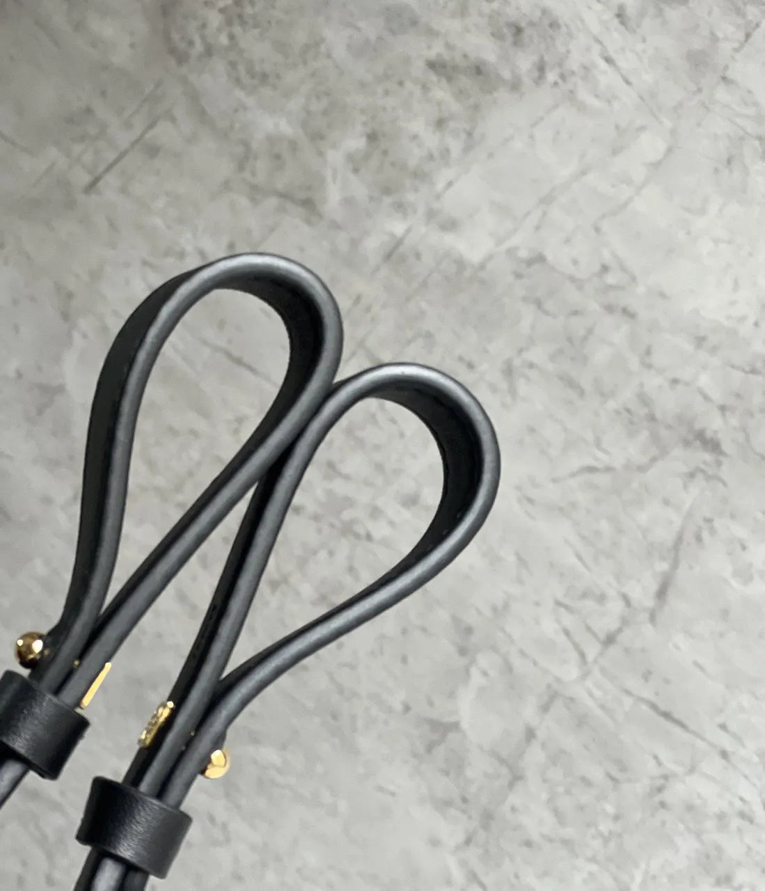 Loewe Black Leather Bag Strap - Hình 7