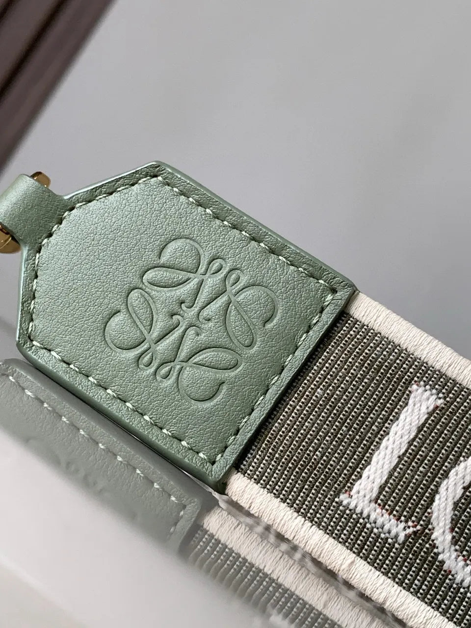Loewe Green Jacquard Strap - Hình 2