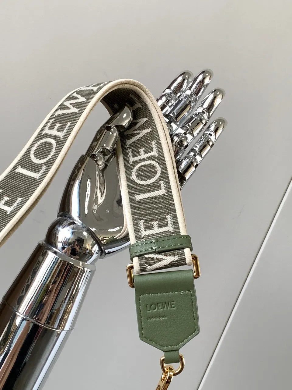Loewe Green Jacquard Strap - Hình 9