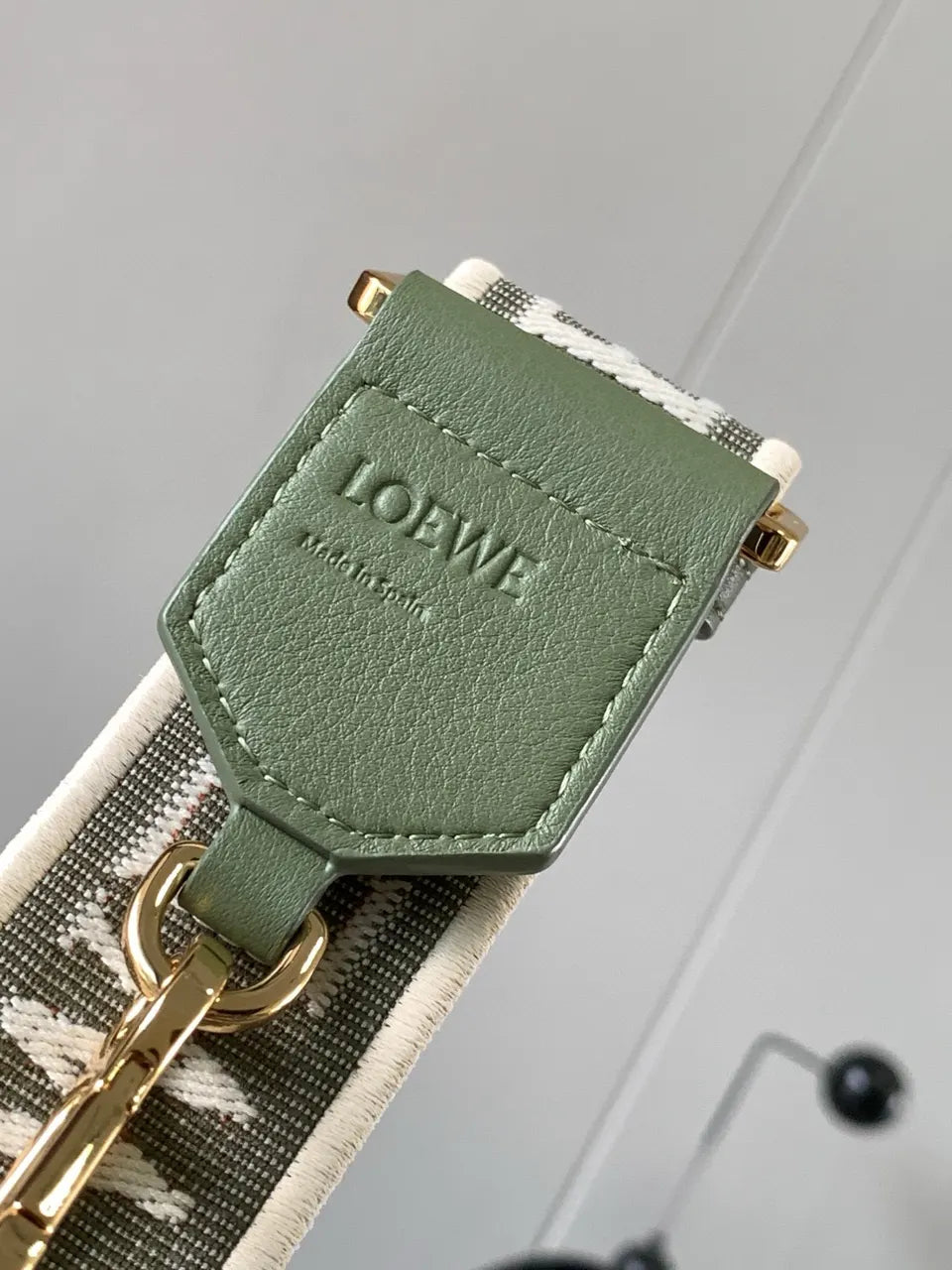 Loewe Green Jacquard Strap - Hình 7