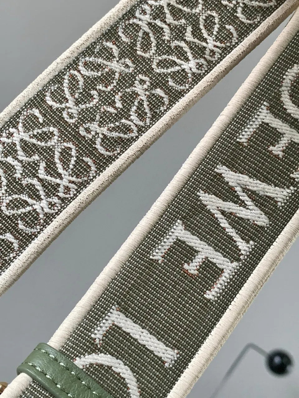 Loewe Green Jacquard Strap - Hình 6