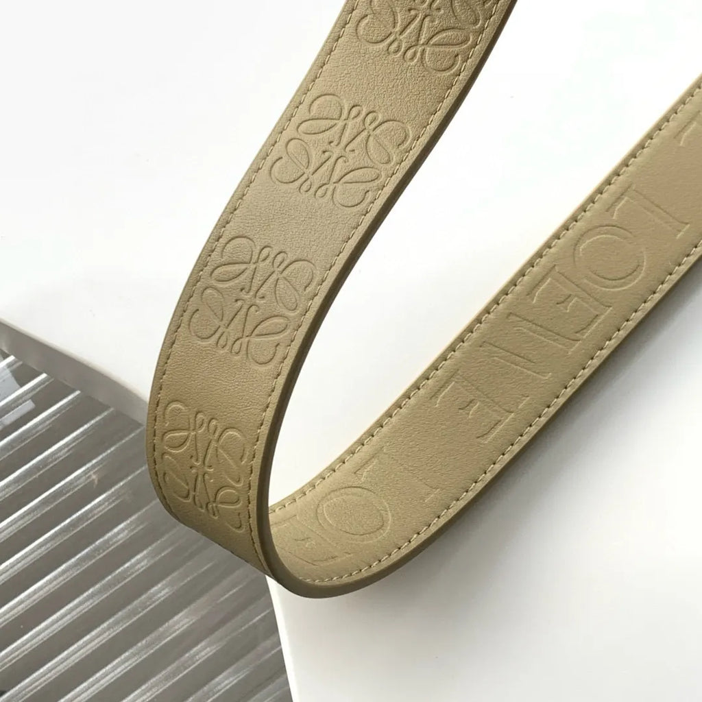 Loewe Beige Leather Bag Strap - Hình 9