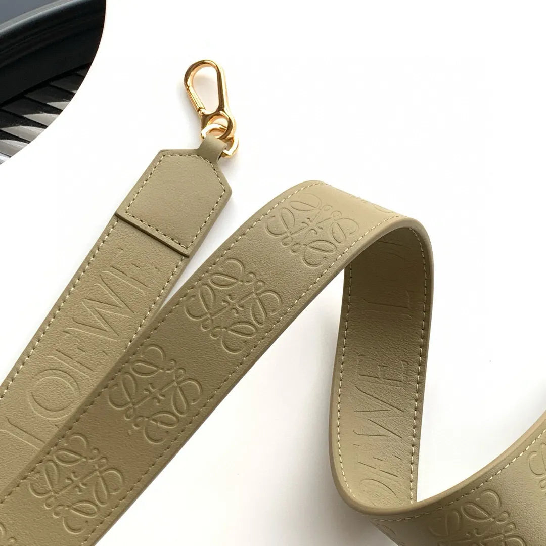 Loewe Beige Leather Bag Strap - Hình 5
