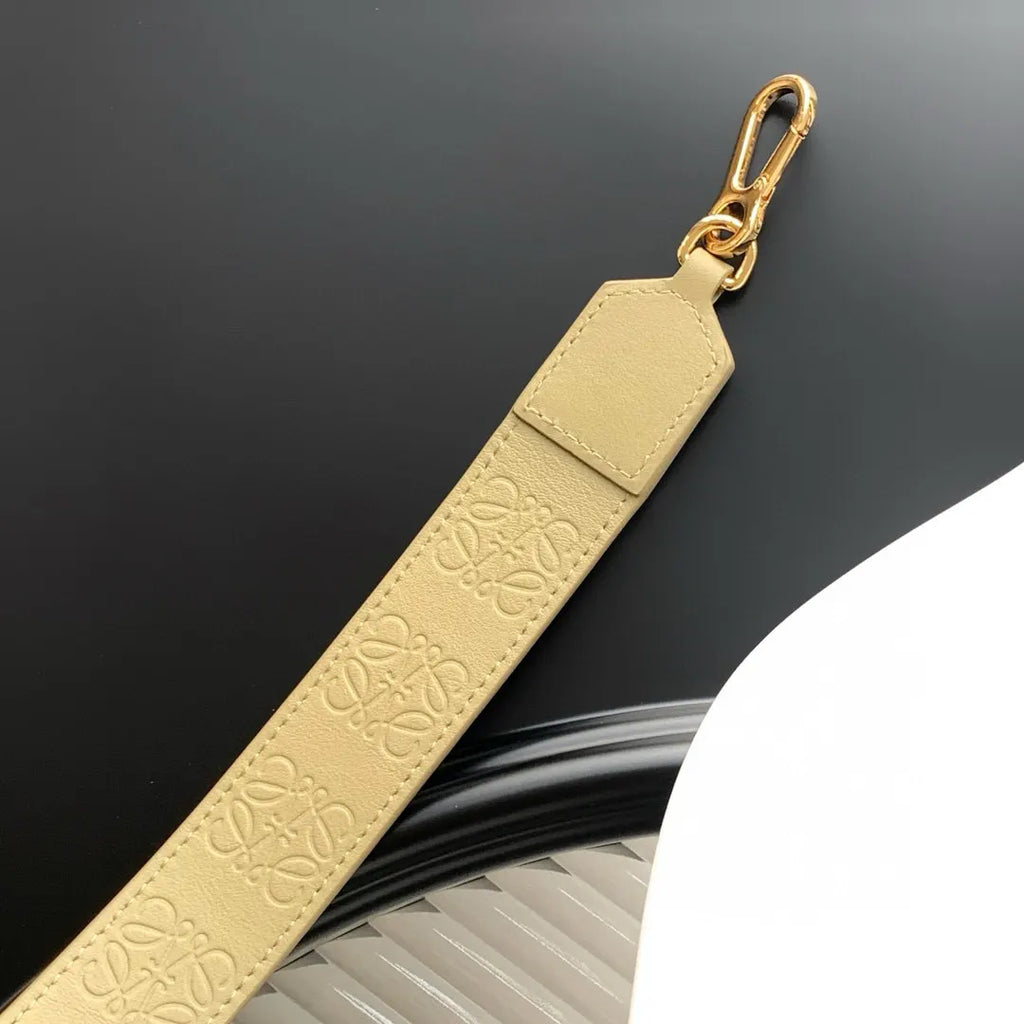 Loewe Beige Leather Bag Strap - Hình 8