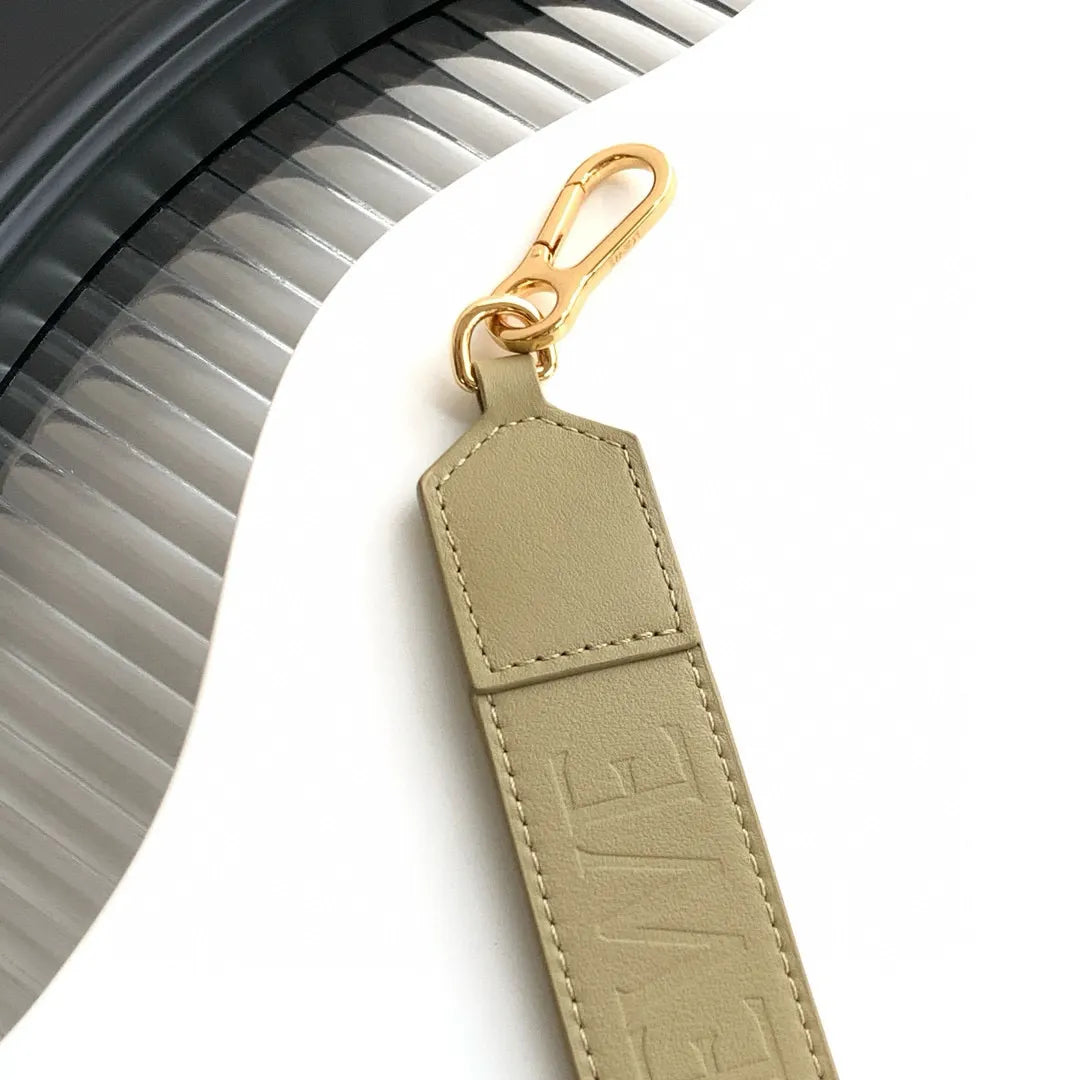 Loewe Beige Leather Bag Strap - Hình 4