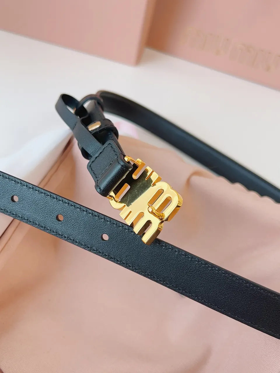 Miu Miu Pink Fabric Bag - Hình 3