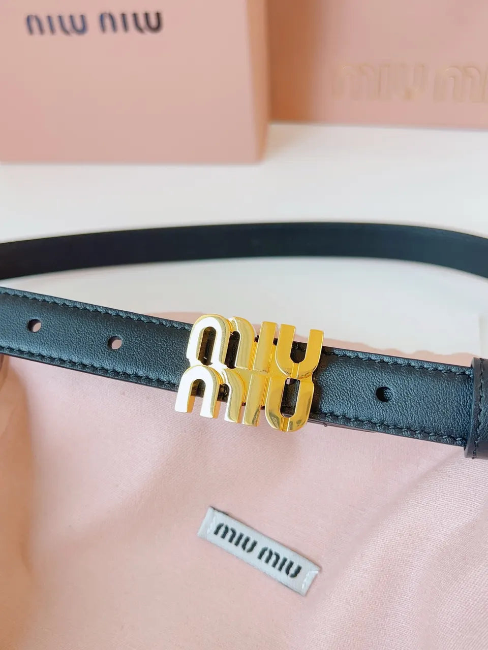 Miu Miu Pink Fabric Bag