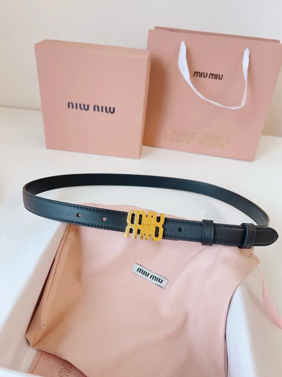 Miu Miu Pink Fabric Bag - Hình 2