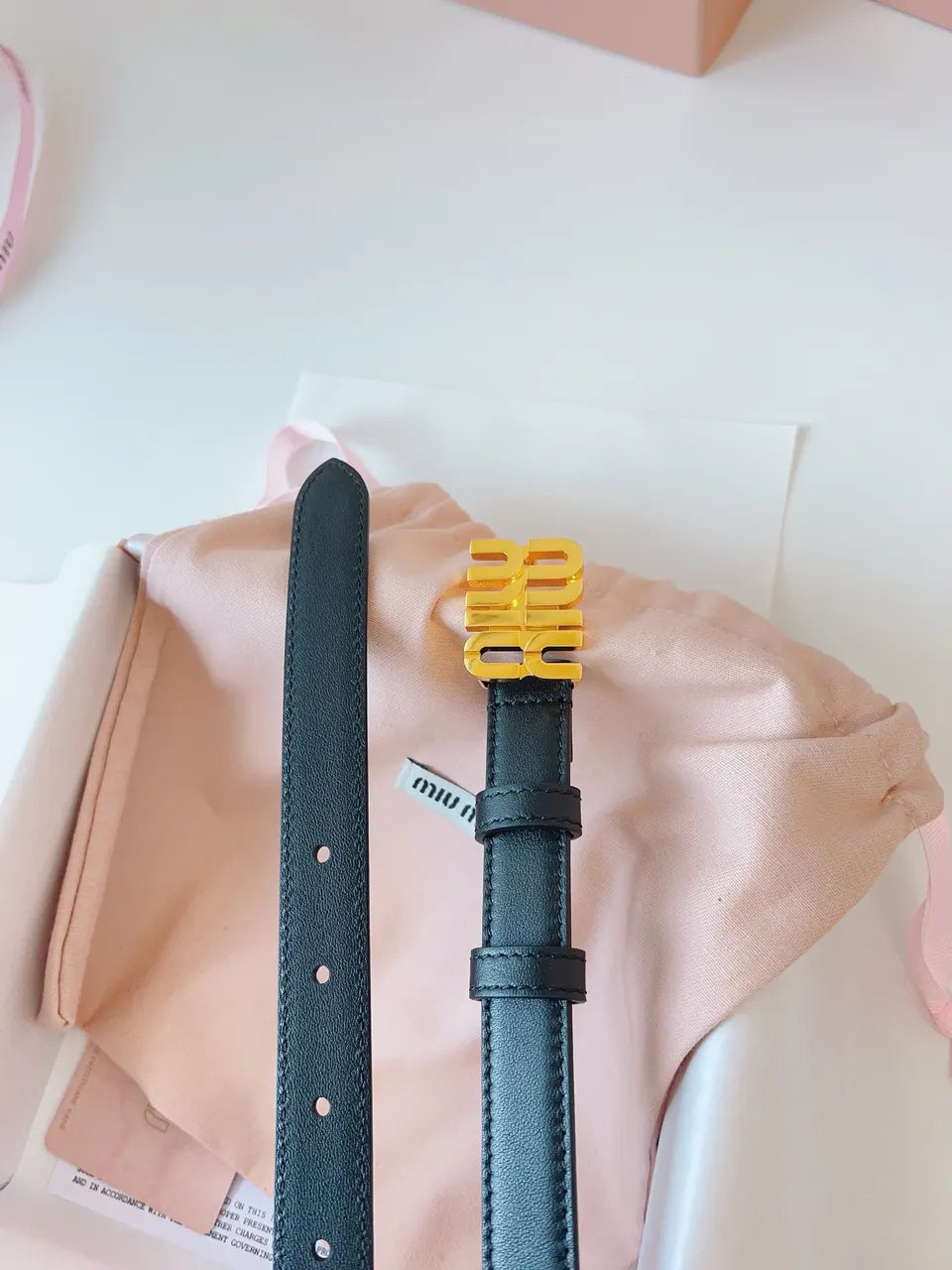 Miu Miu Pink Fabric Bag - Hình 6