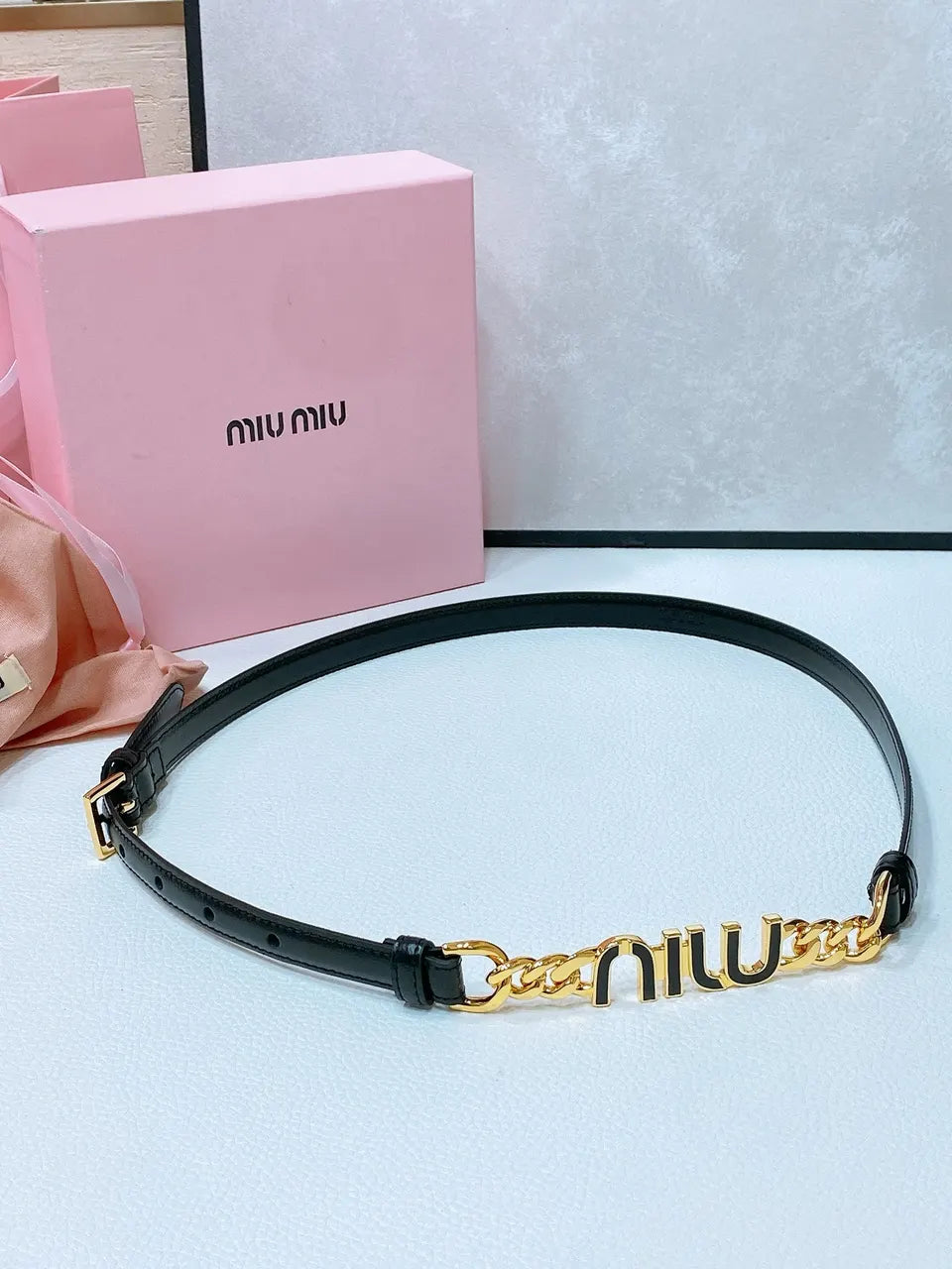 Miu Miu Chain Belt - Hình 5