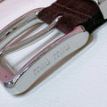 Miu Miu Brown Suede Belt