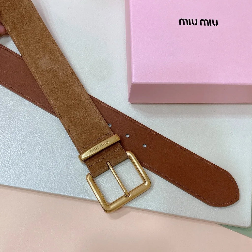 Miu Miu Suede Belt - Hình 5
