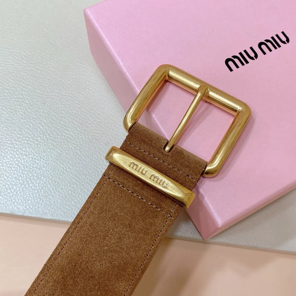 Miu Miu Suede Belt - Hình 4