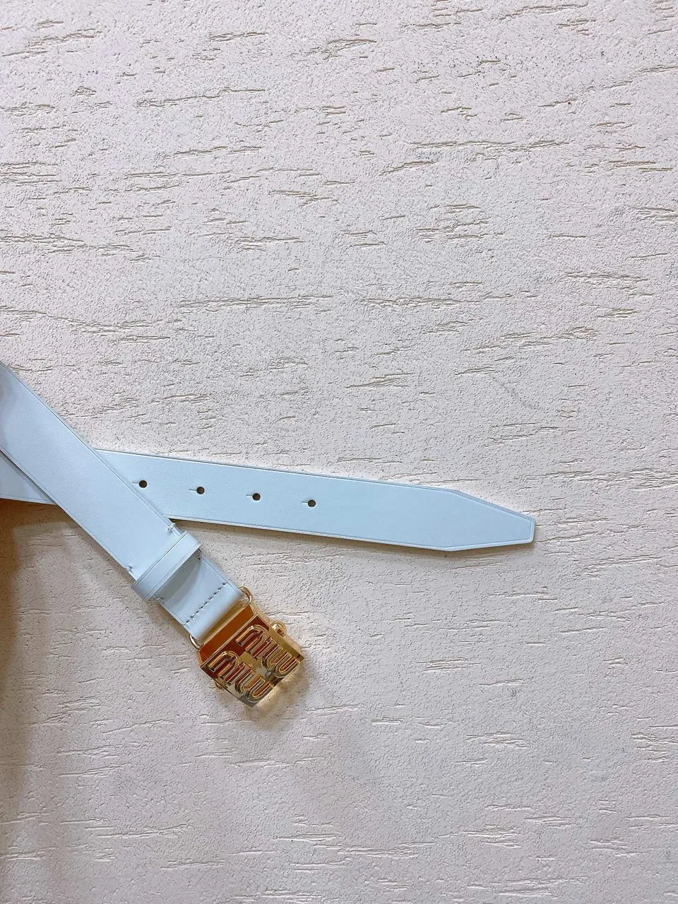 Miu Miu Sky Blue Belt - Hình 3